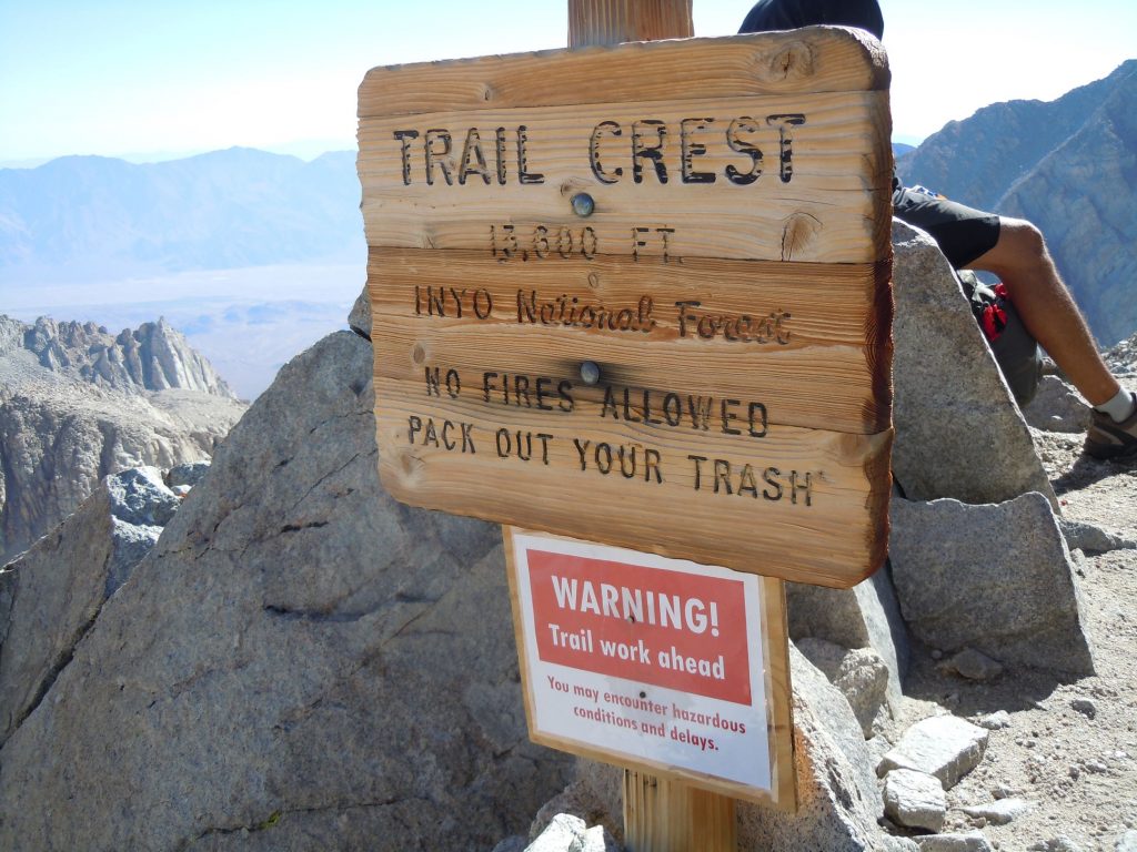 High Sierra Trail - Trail Crest