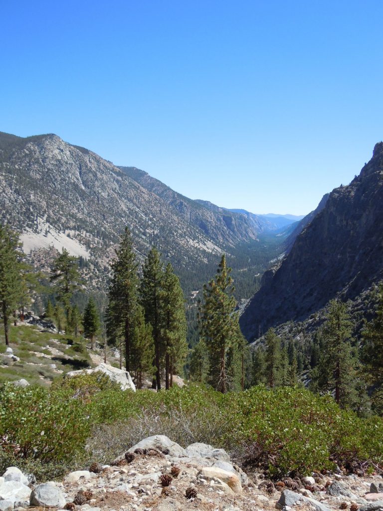 High Sierra Trail - Overlooking the Kern River Valley