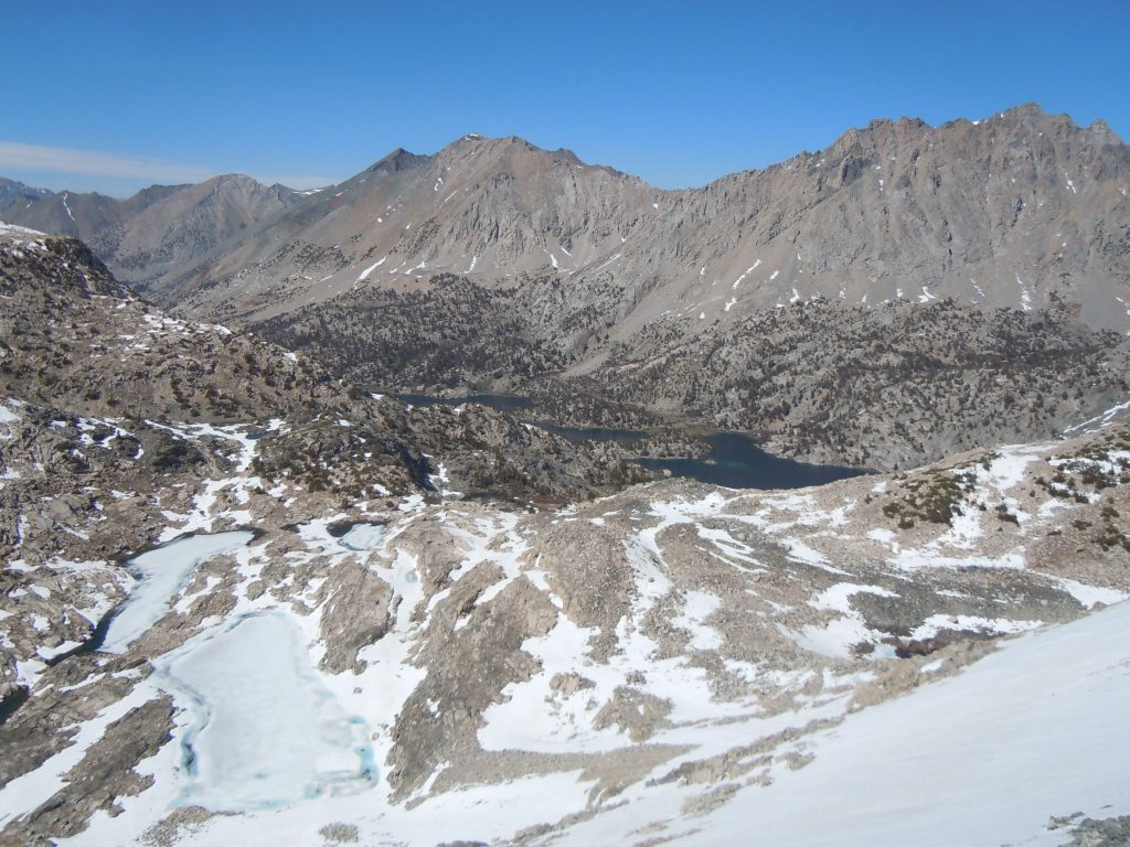 Looking North from Glen Pass on the John Muir Trail