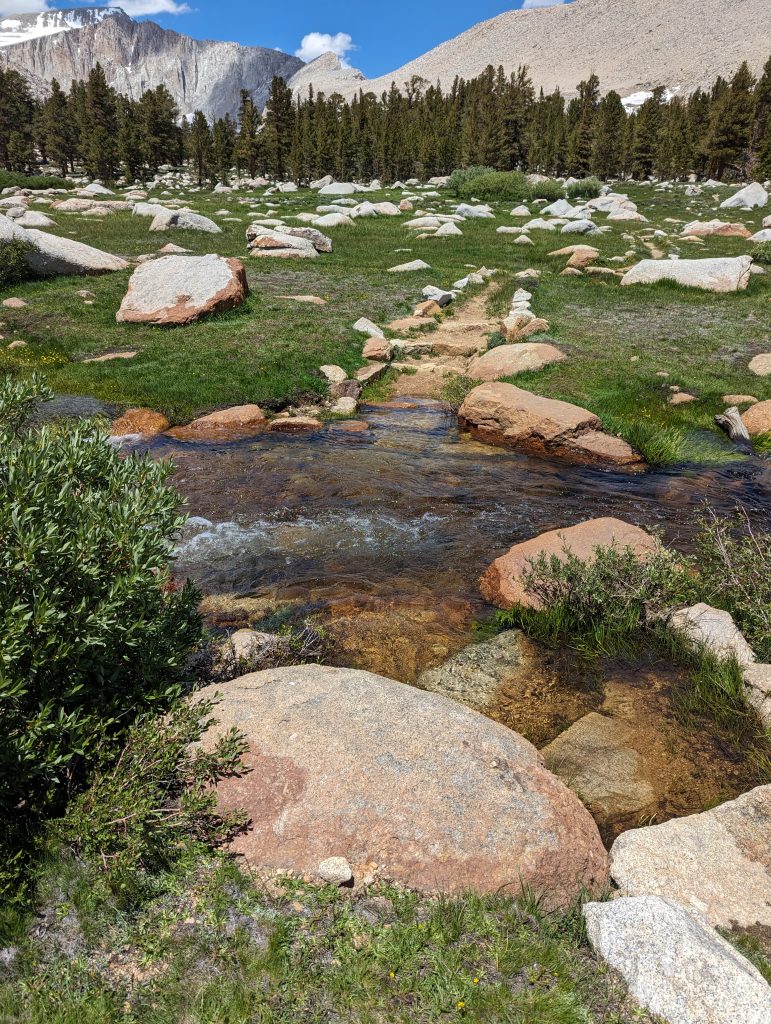 Stream Crossing at outlet of Cotton wood lake 1