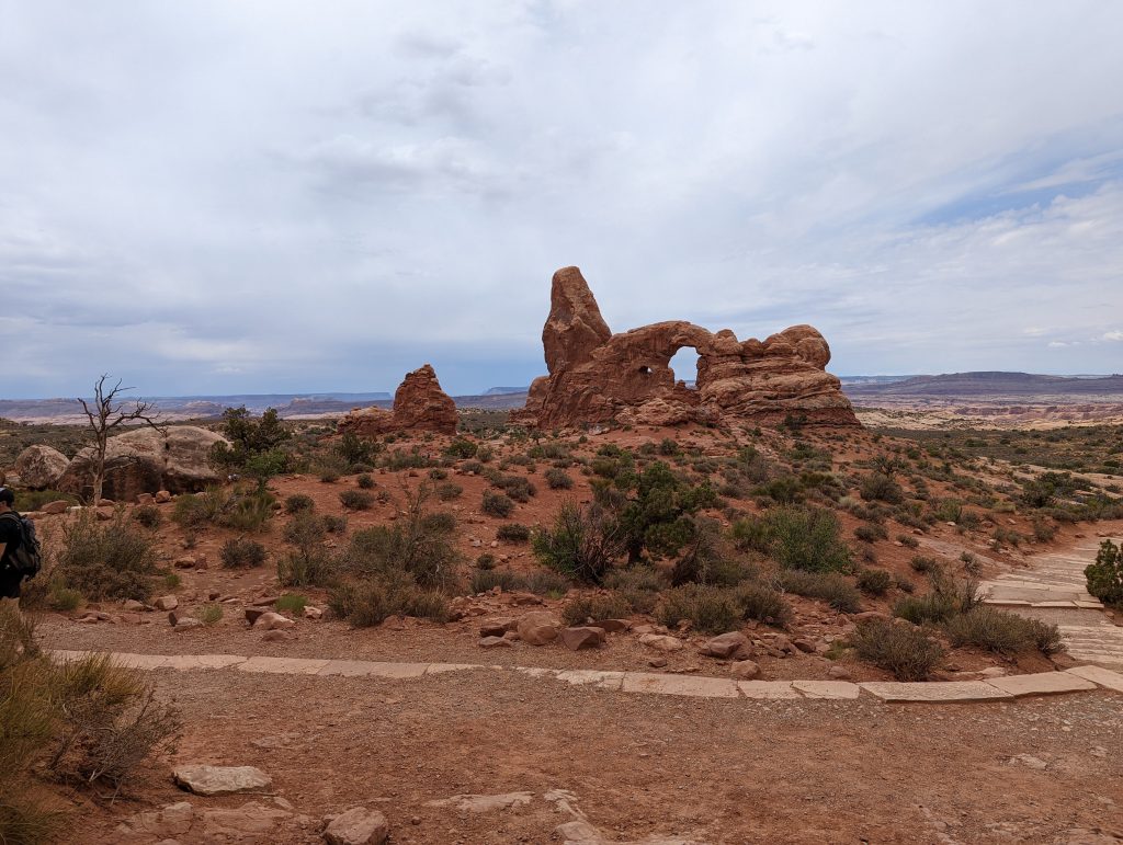 Arches National Park - Turret Arch from Windows arch trail