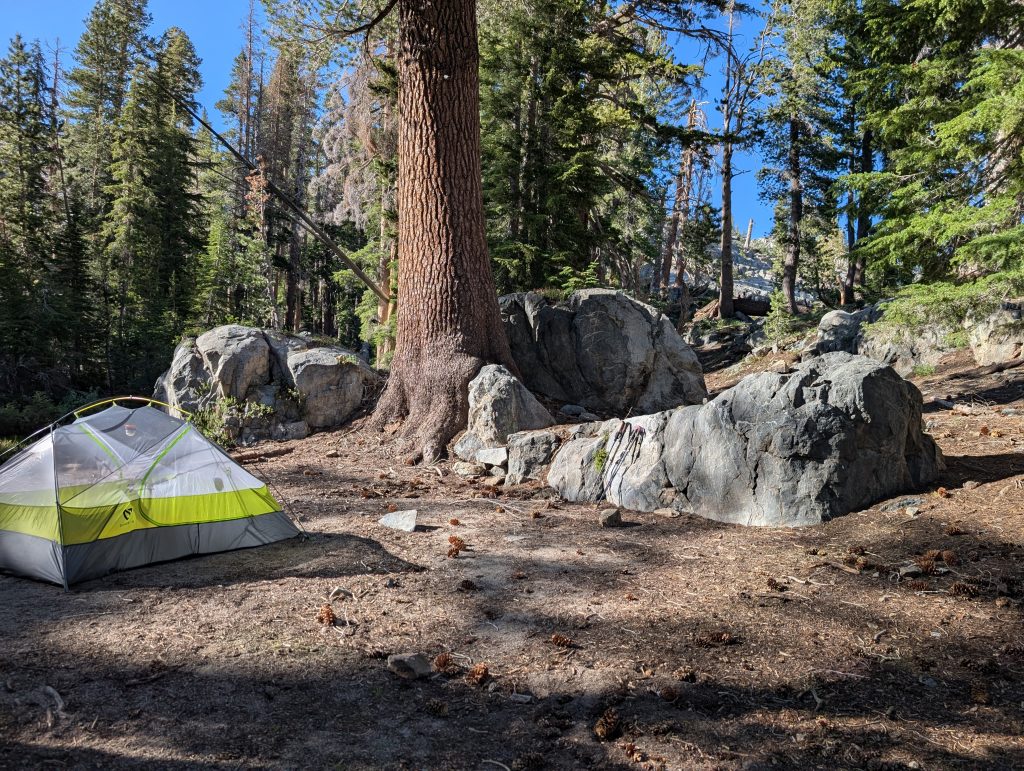Campsite @ Fern Lake